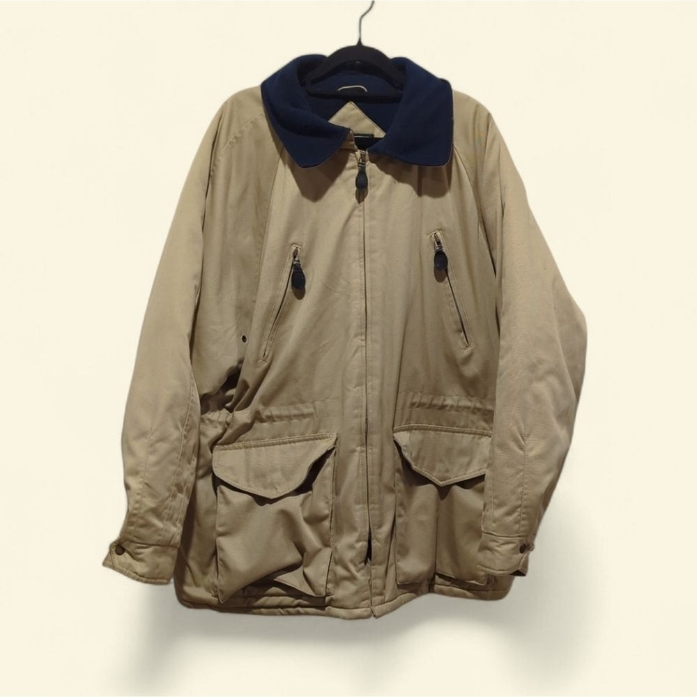 Heritage‎ Coastal Utility Field Coat Heavy Peter England Large Corduroy Collar
